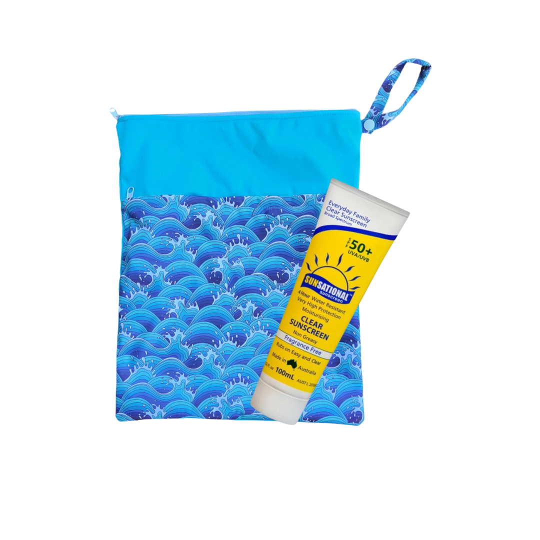 Wet Bag & Sunscreen Gift